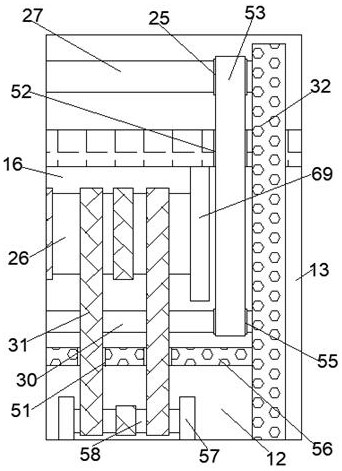 Lifting and cooling liquid heat dissipation device for numerical control machine tool