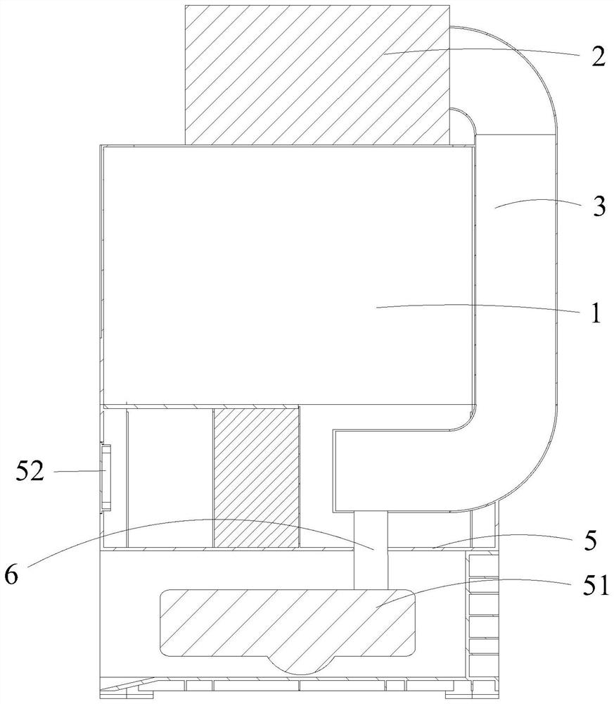 Garbage can with garbage suction function