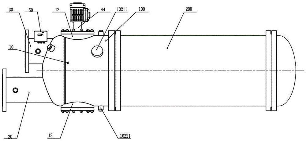 Small-sized front end seal head channel box cleaning machine