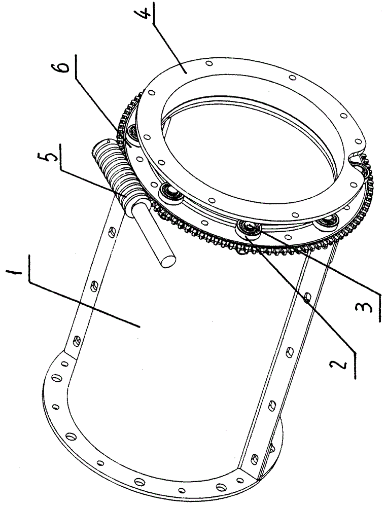 Worm driving rotating mechanism for threshing cylinder concave board assembly for thresher