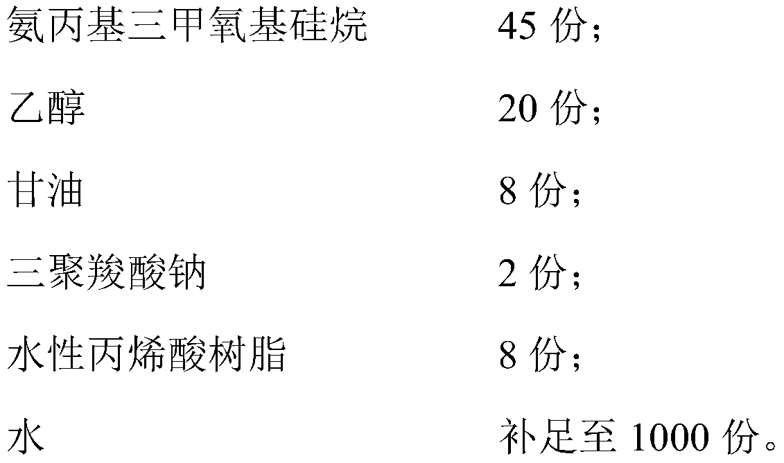 Silane treating agent and method for preparing silane treating agent