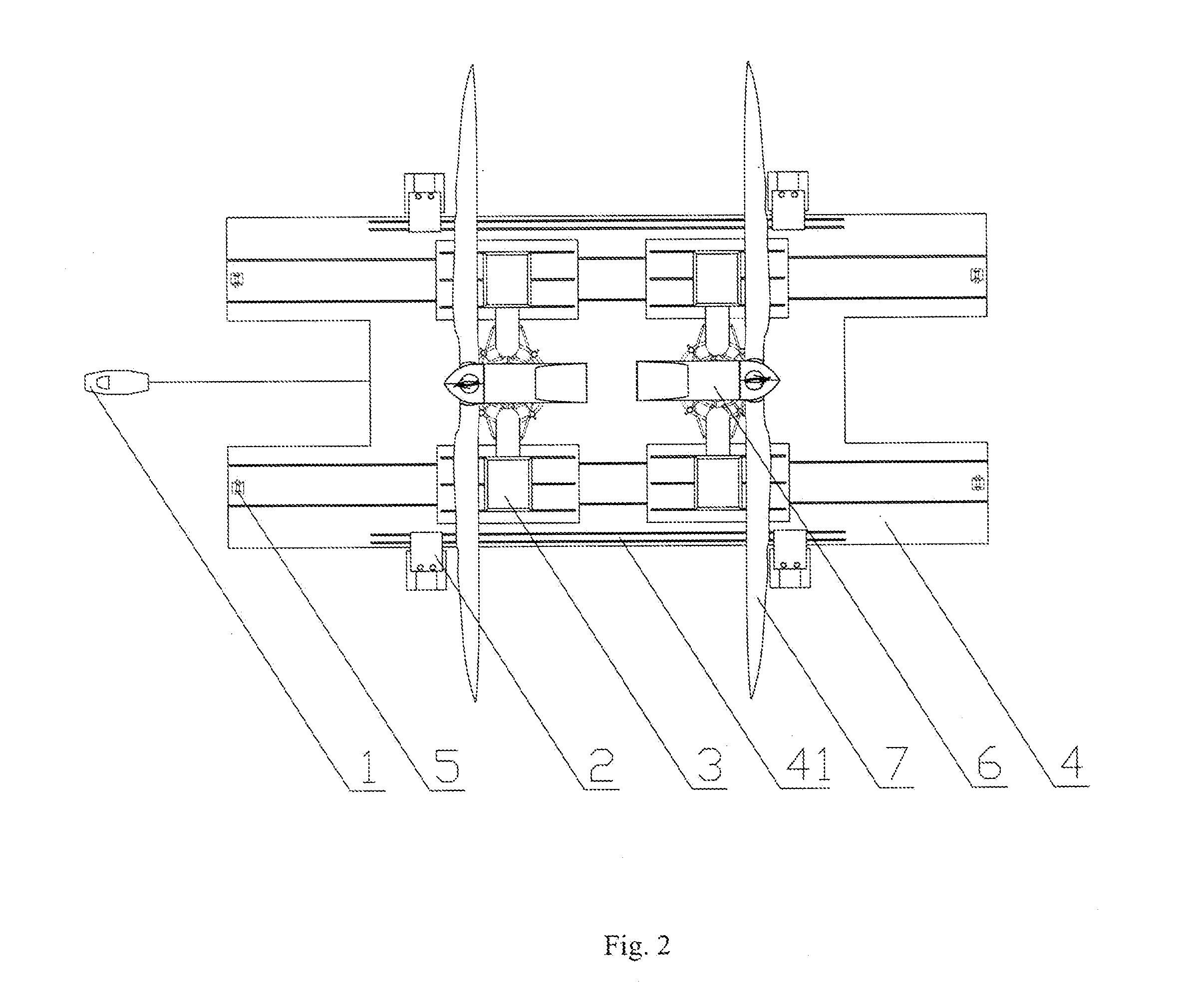 Wind turbine installation vessel and a gravity center adjustment device thereof