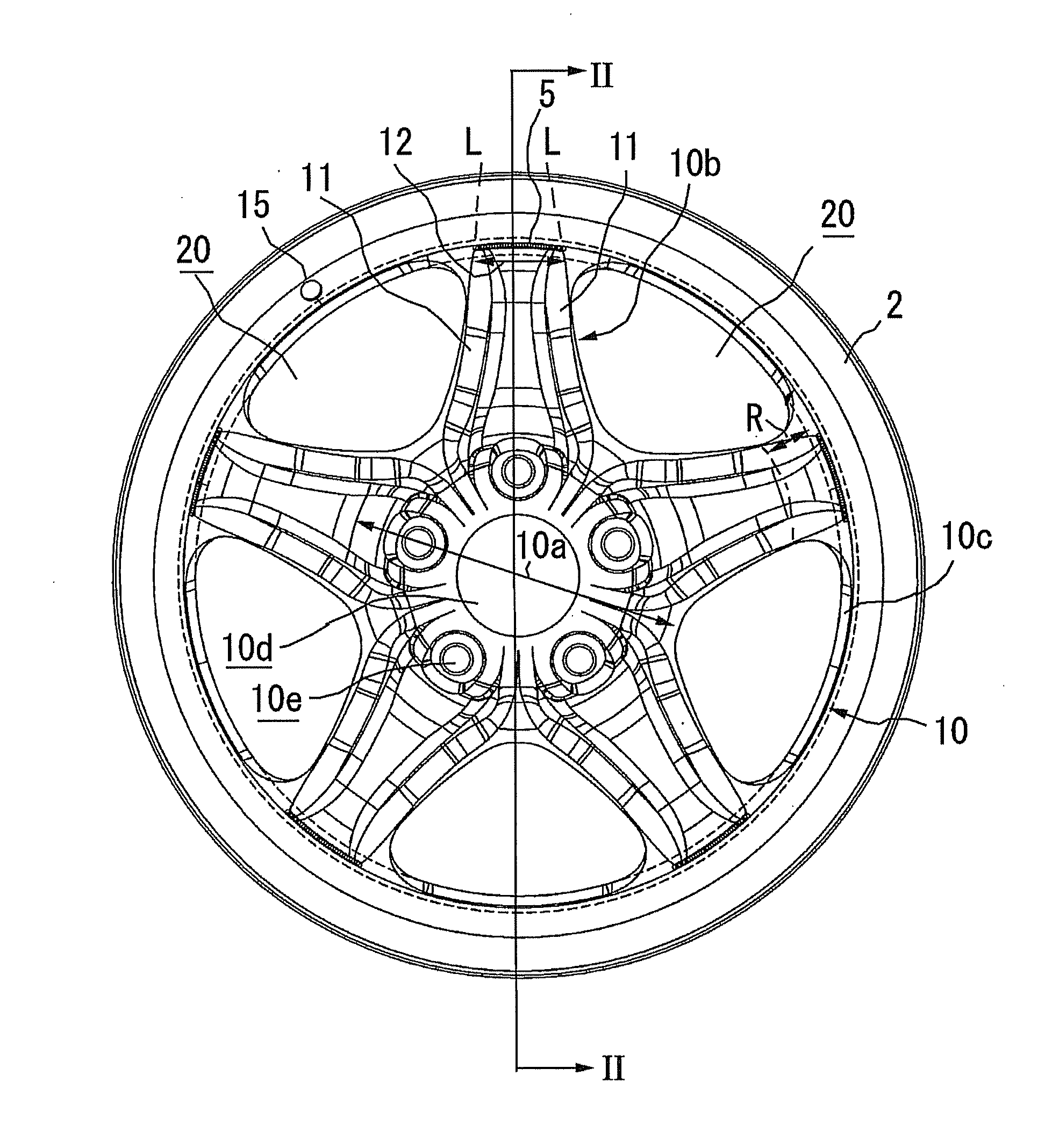 Wheel for vehicle