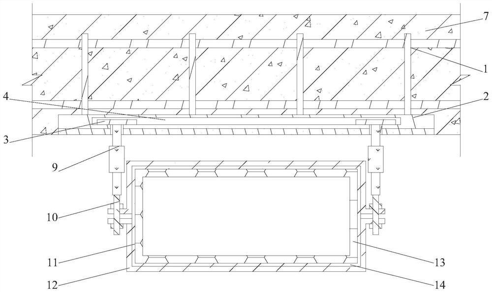 Construction method of internal thermal insulation metal air duct