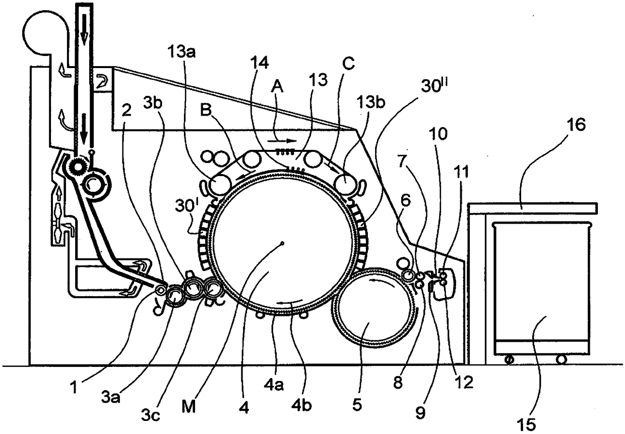 Equipment for carding or carding machines