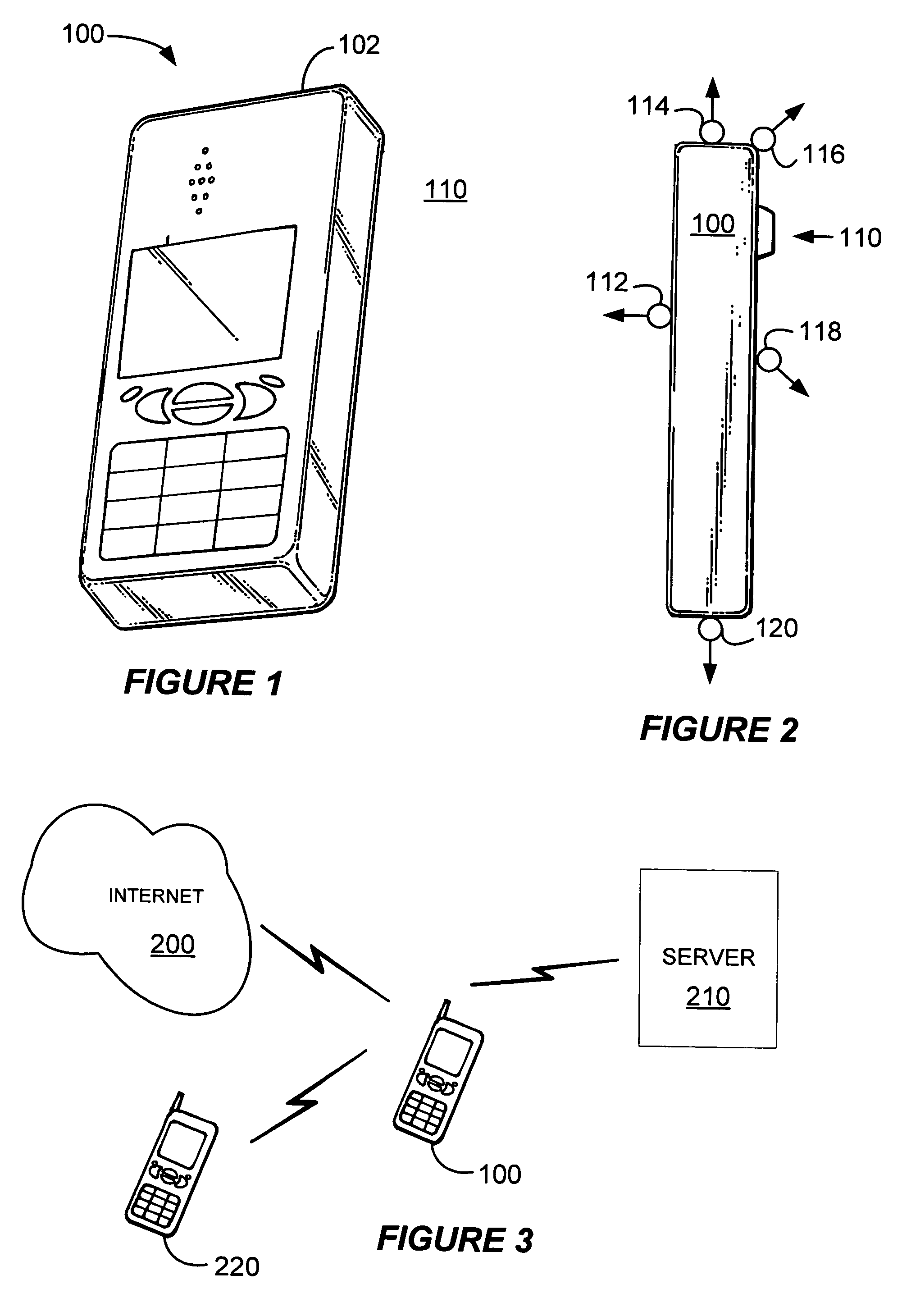Fast capture and transmission of information in a portable device