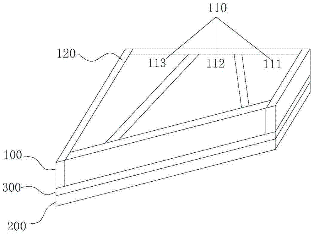 Geometric art inlaid wall and floor decorative board and preparation method thereof