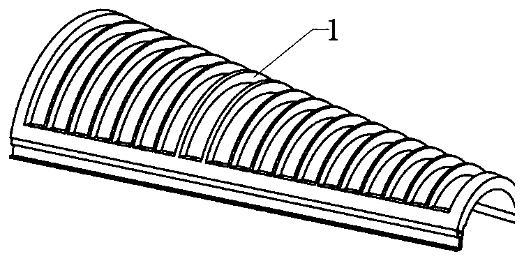Forming method of large-size curved surface thin-wall metal skin