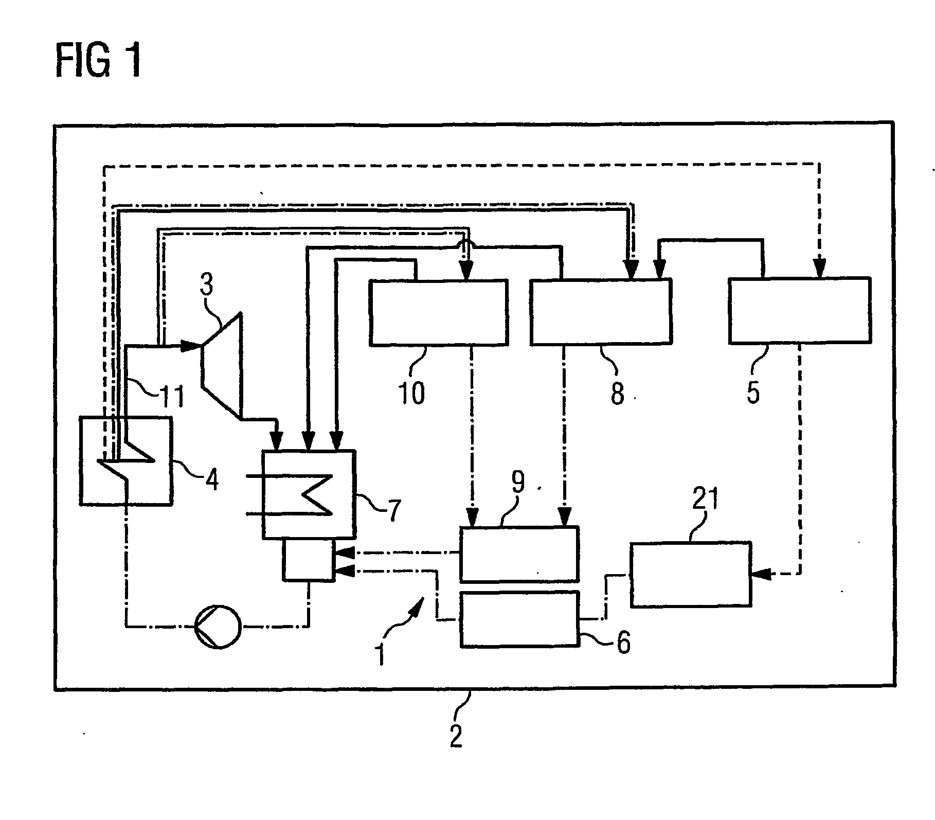 Method And Device For Removing Water From A Steam Plant