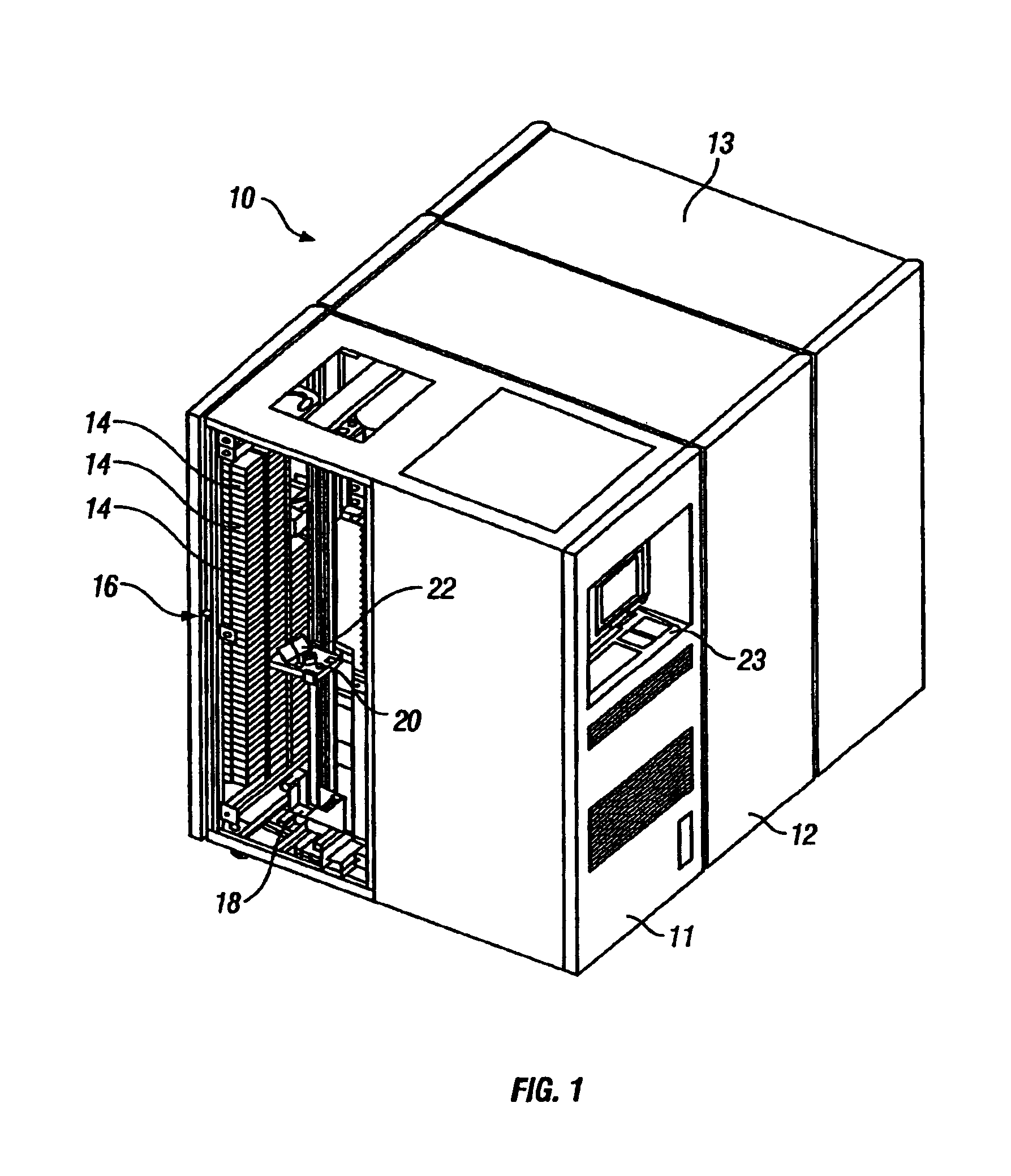 Use of cartridge memory for storing logical library association information