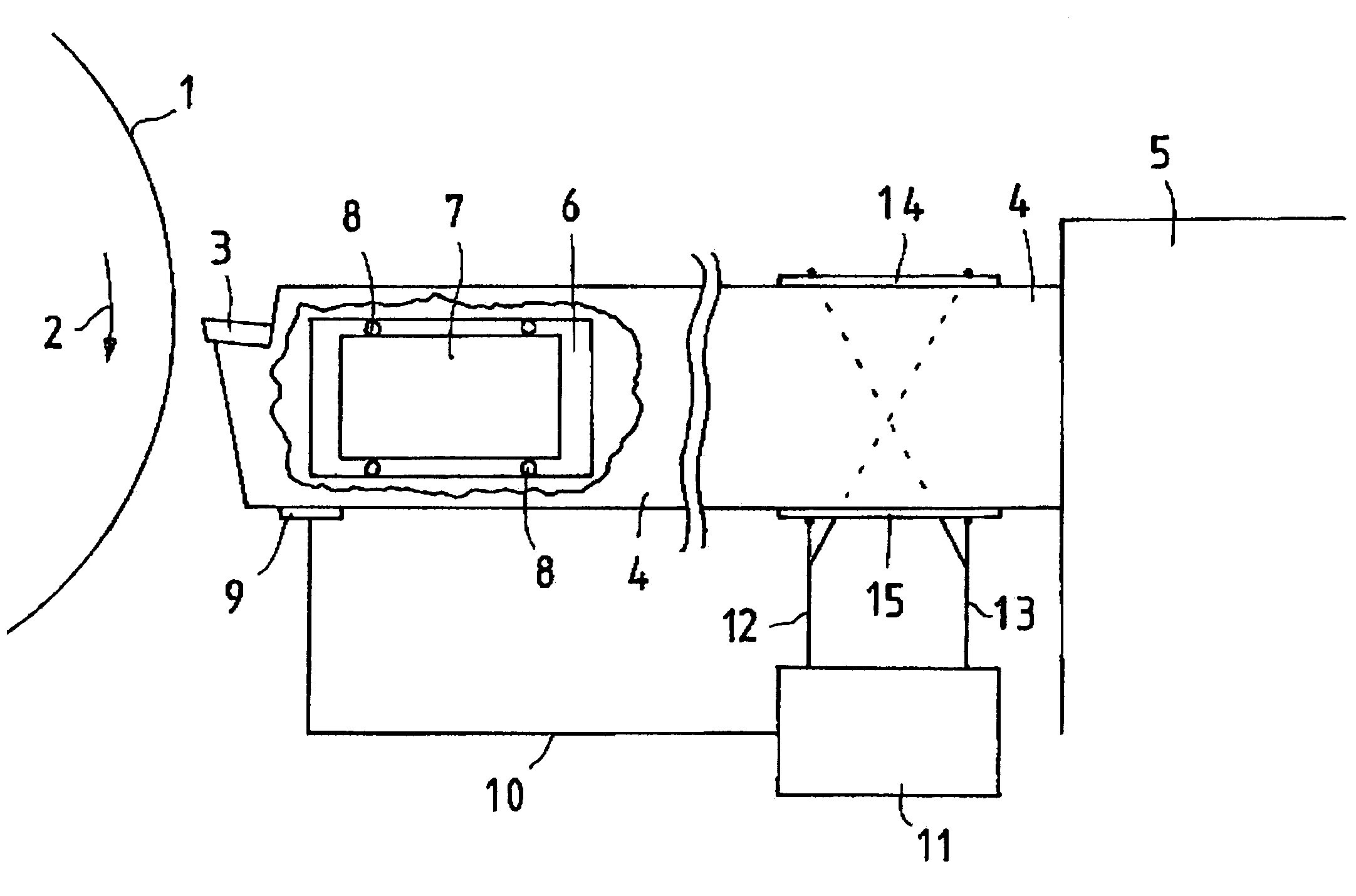 Device and a method for preventing or reducing vibrations in a cutting tool