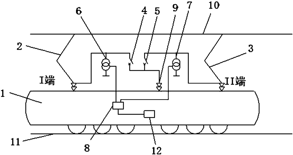 A kind of electric locomotive high-voltage circuit natural isolation and double main break redundant circuit system