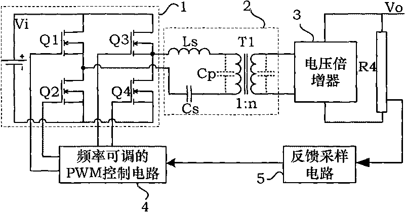 System for generating high-stability high voltage