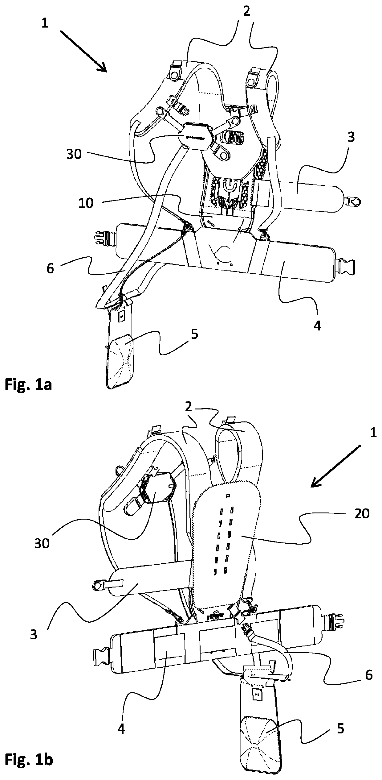 Pivotal carrier assembly for a harness