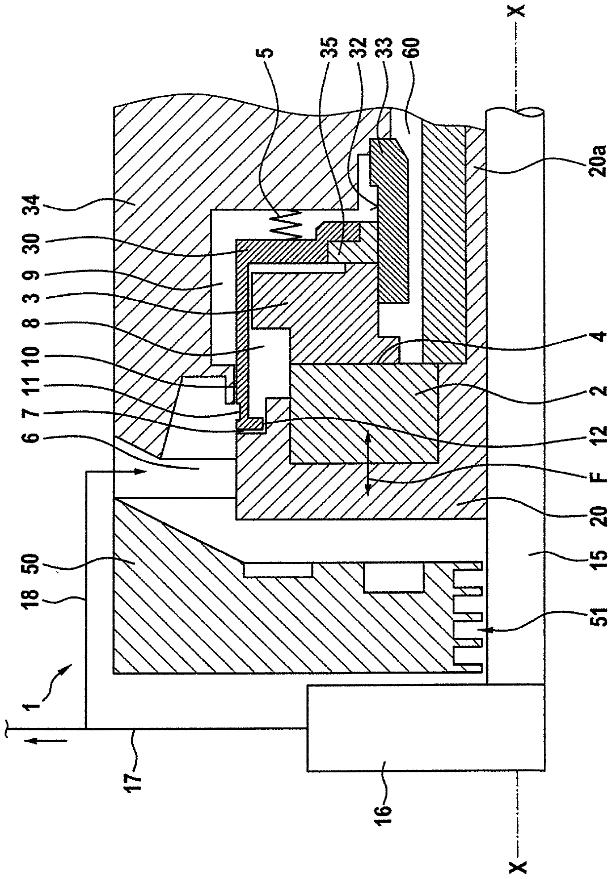 Gas-lubricated slide ring seal with improved Anti-fouling protection