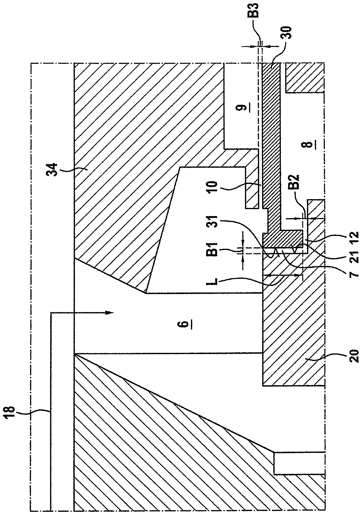 Gas-lubricated slide ring seal with improved Anti-fouling protection