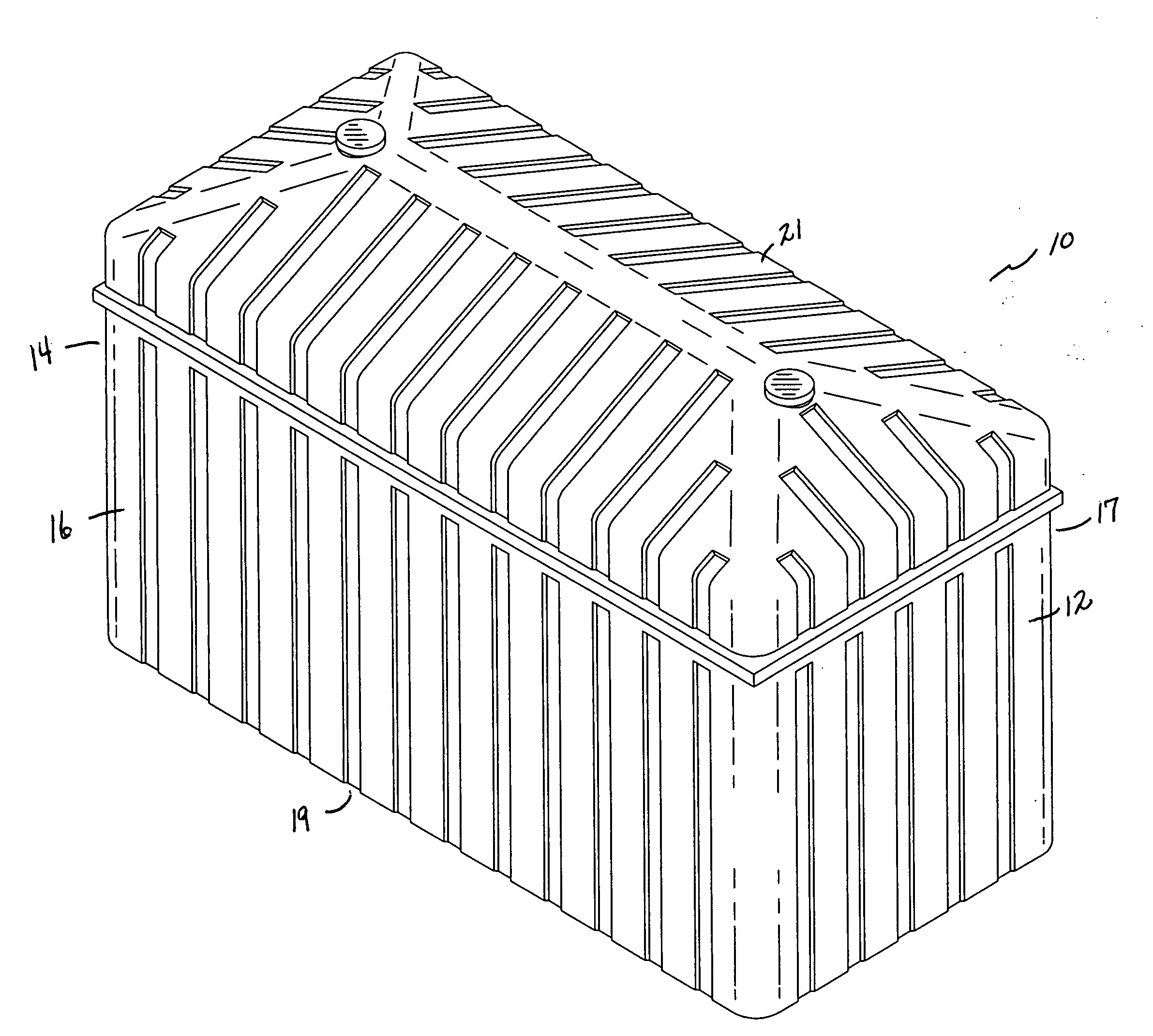 Secondary containment system for DEF storage container