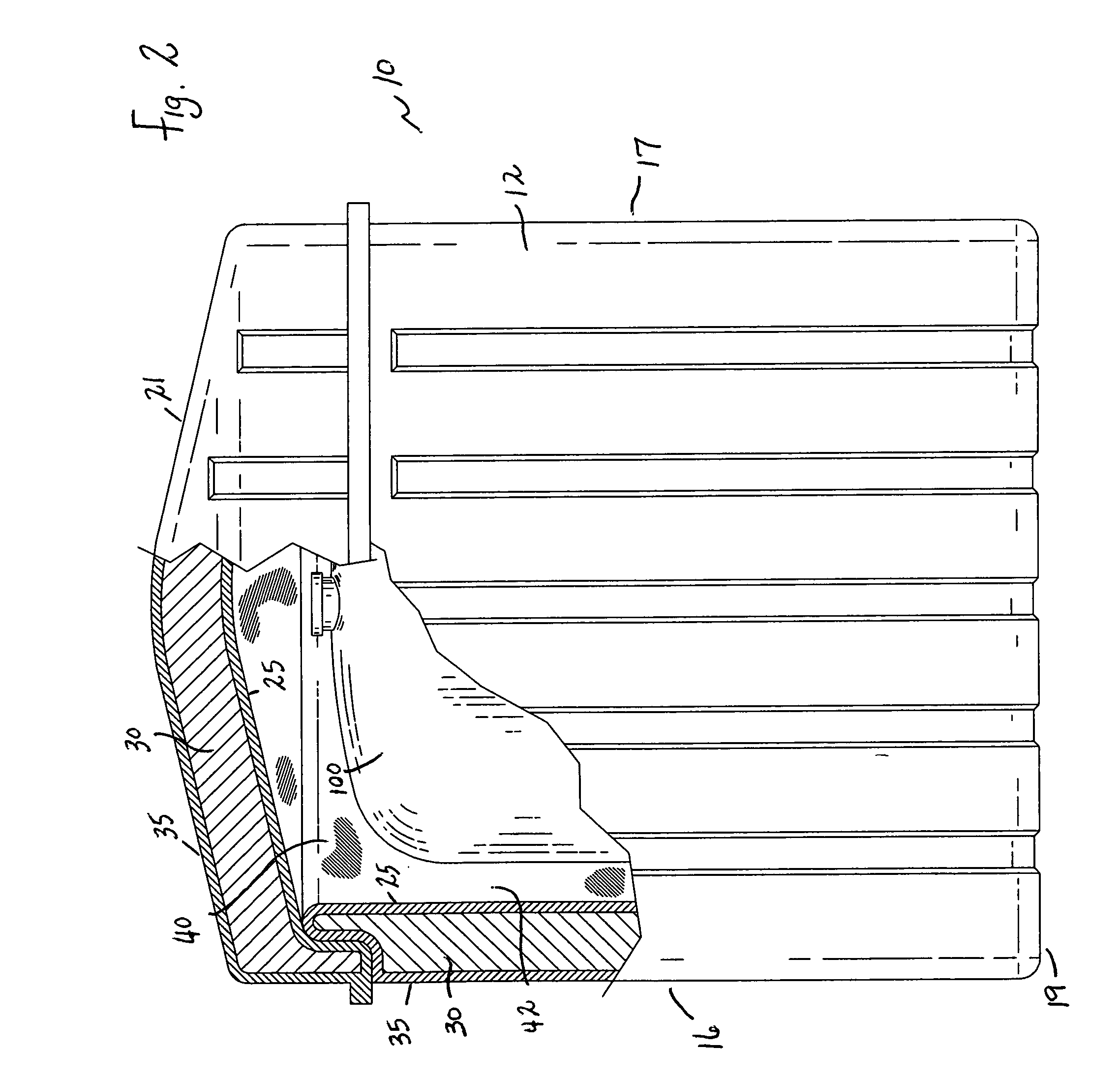 Secondary containment system for DEF storage container