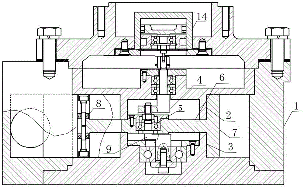 Suspended single rotor gas flow meter