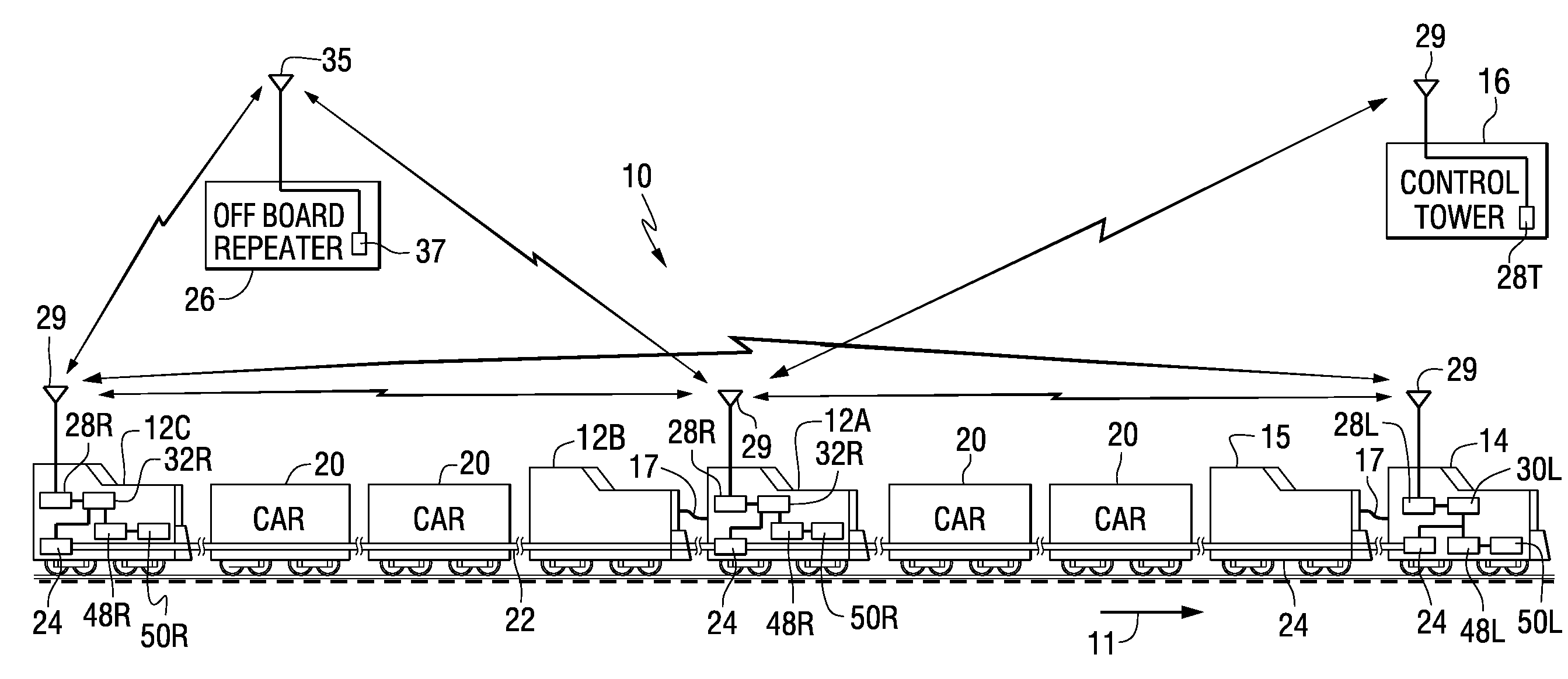 Method and system for using location information in conjunction with recorded operating information for a railroad train