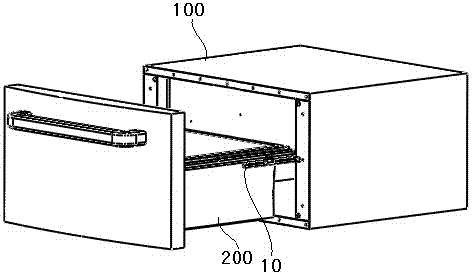 Drawer capable of popping up automatically and synchronously