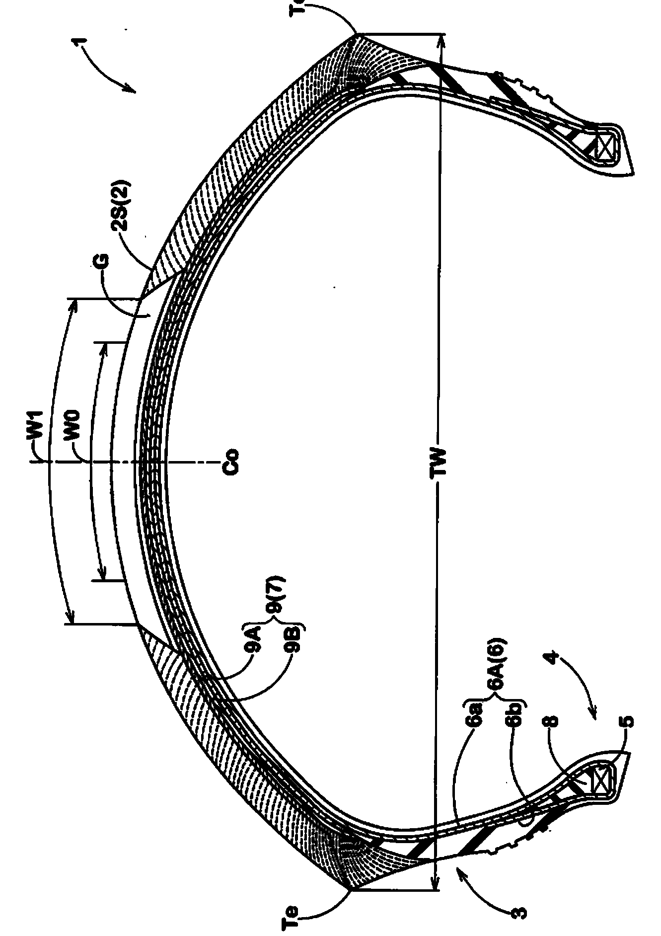 Motorcycle tyre and making method thereof