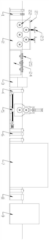 A continuous casting extrusion line for the production of complex brass