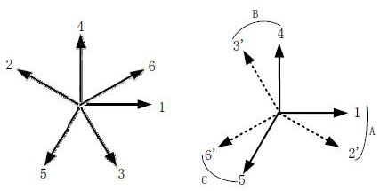 Homopolar and same-slot three-phase permanent magnet motor