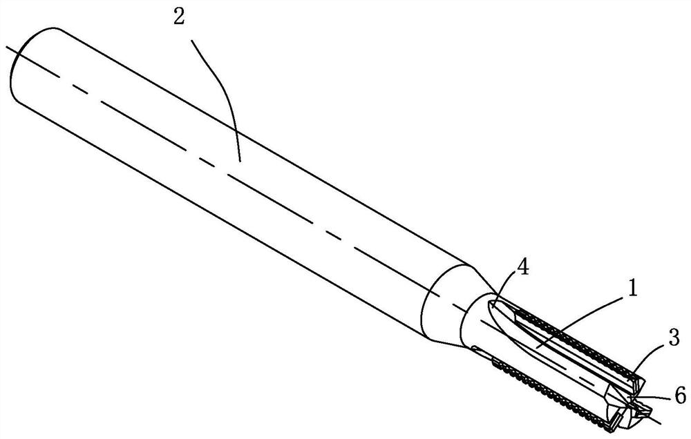 PCD cutter for machining composite material