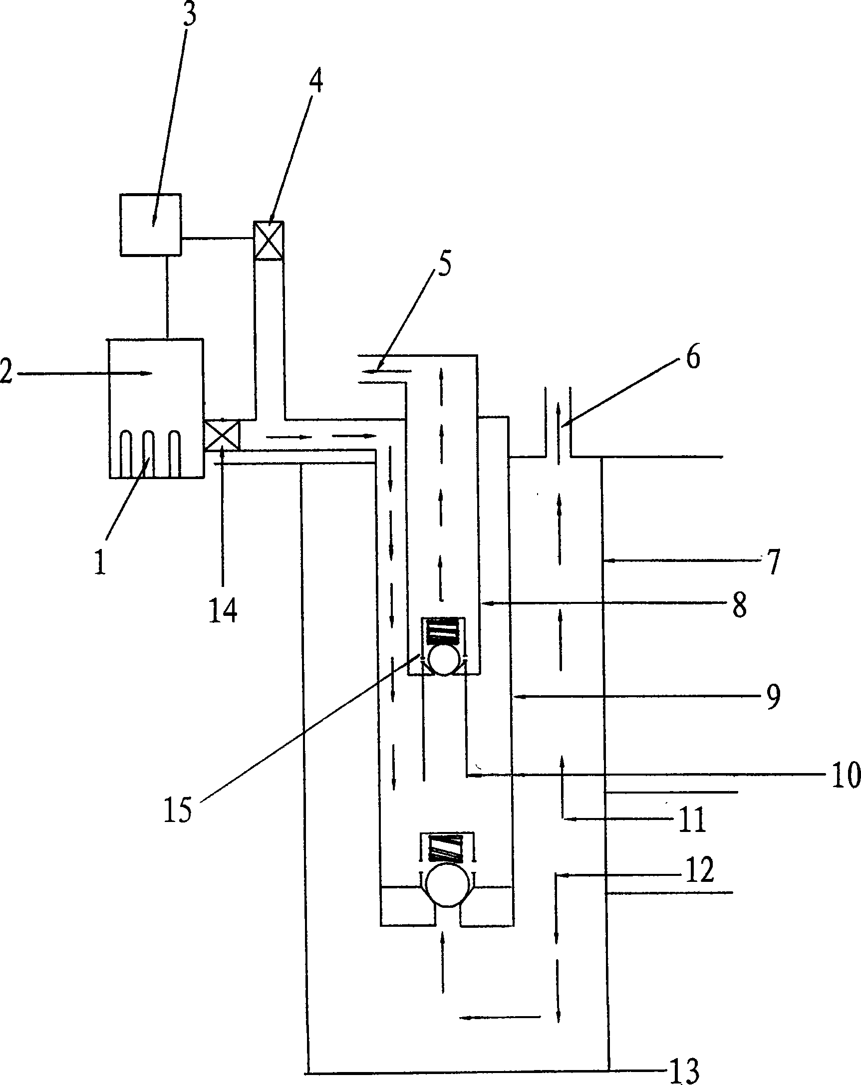 Multiple tubular pile type bar-free gas-production oil-production method and device