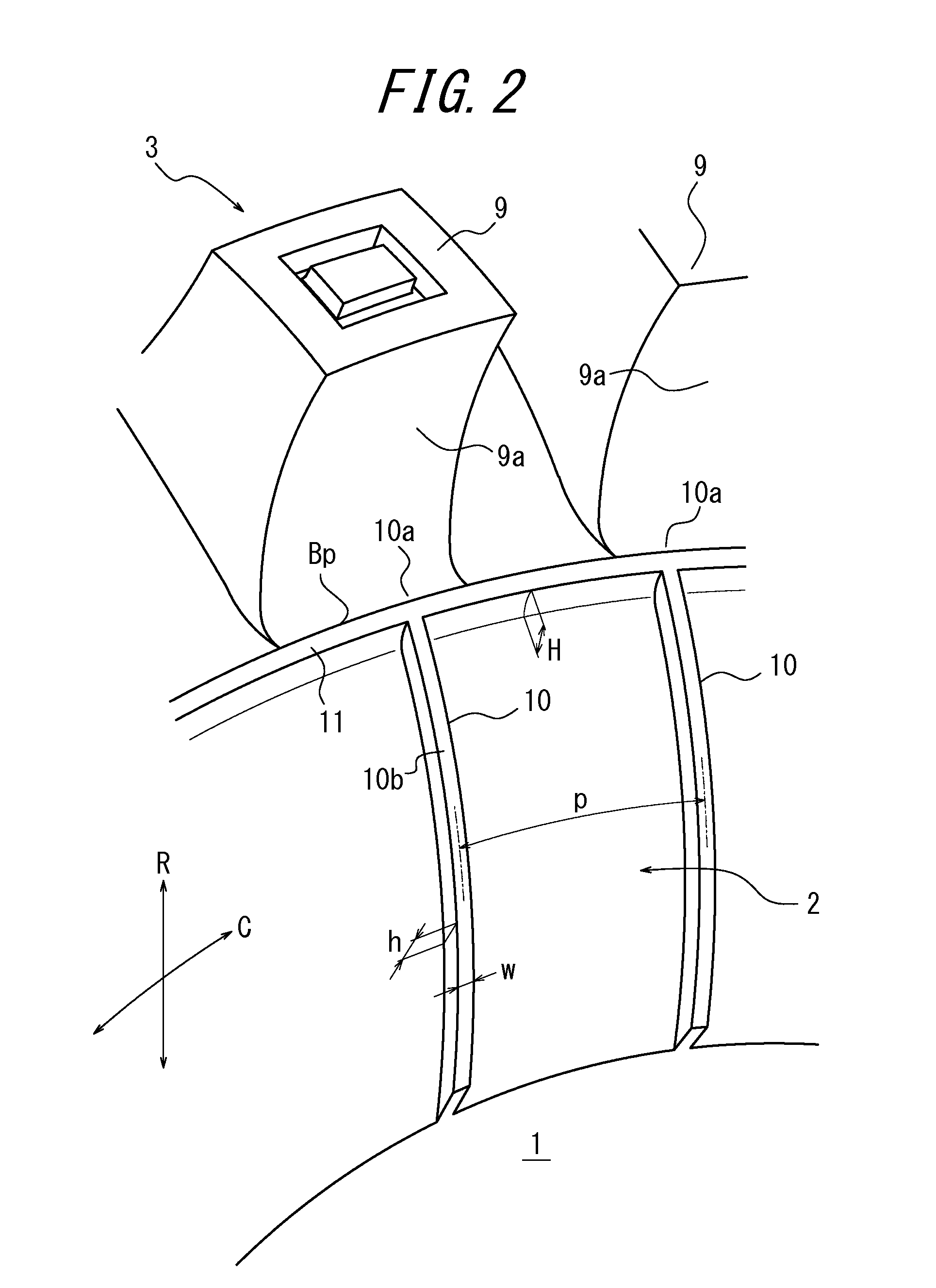 Pneumatic tire for motorcycle