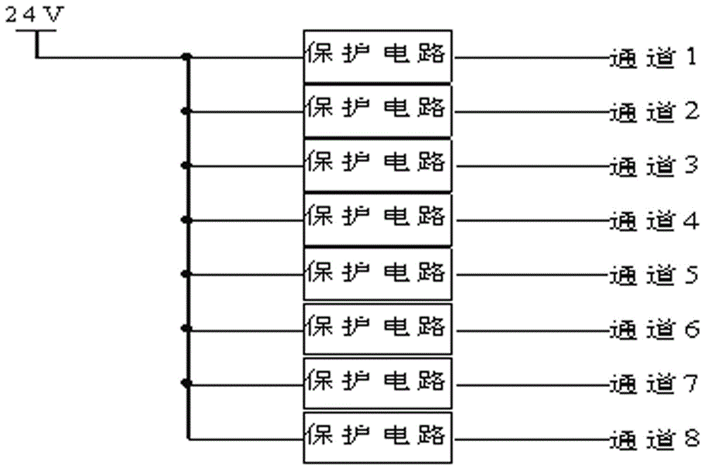 Overcurrent protection circuit and AI module provided with same