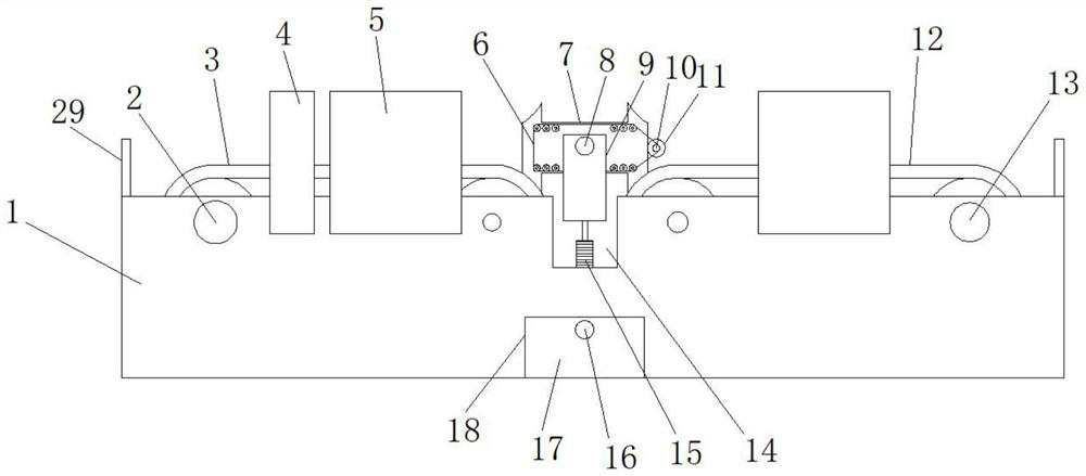 Cutting device with deburring structure for casting and forging machining