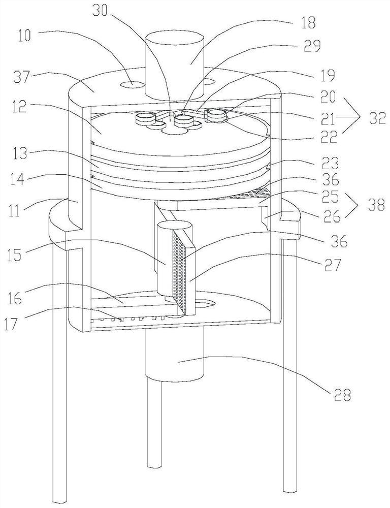 Surfactant liquid preparation tank with premixing structure