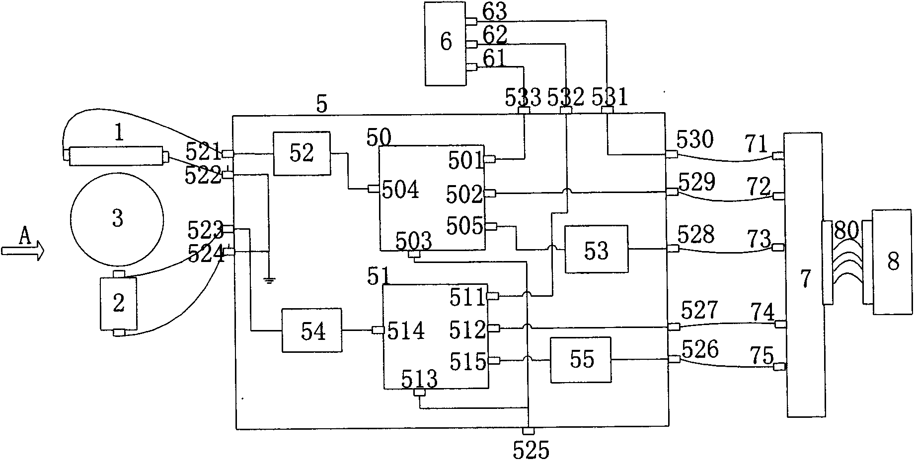 Electron beam deflection device of computer controlled coating machine and control method thereof