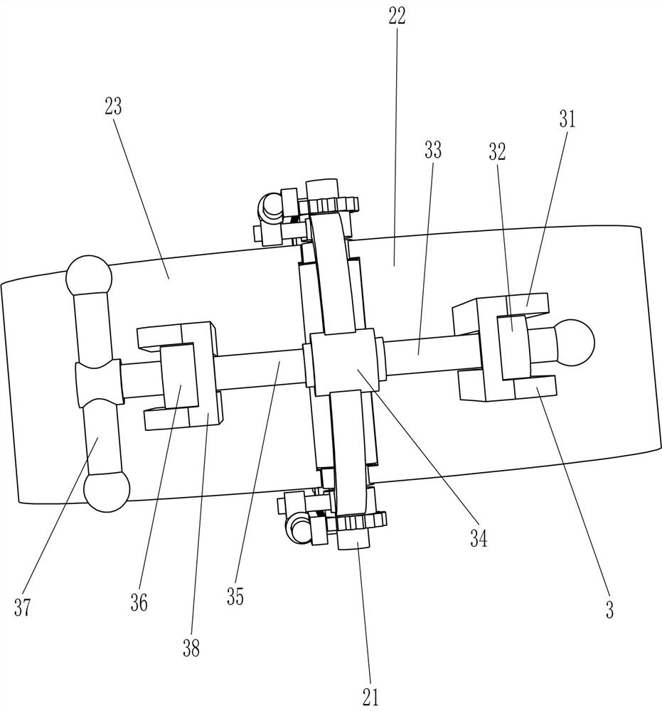 An orthopedic plaster cast expander for post-fracture healing