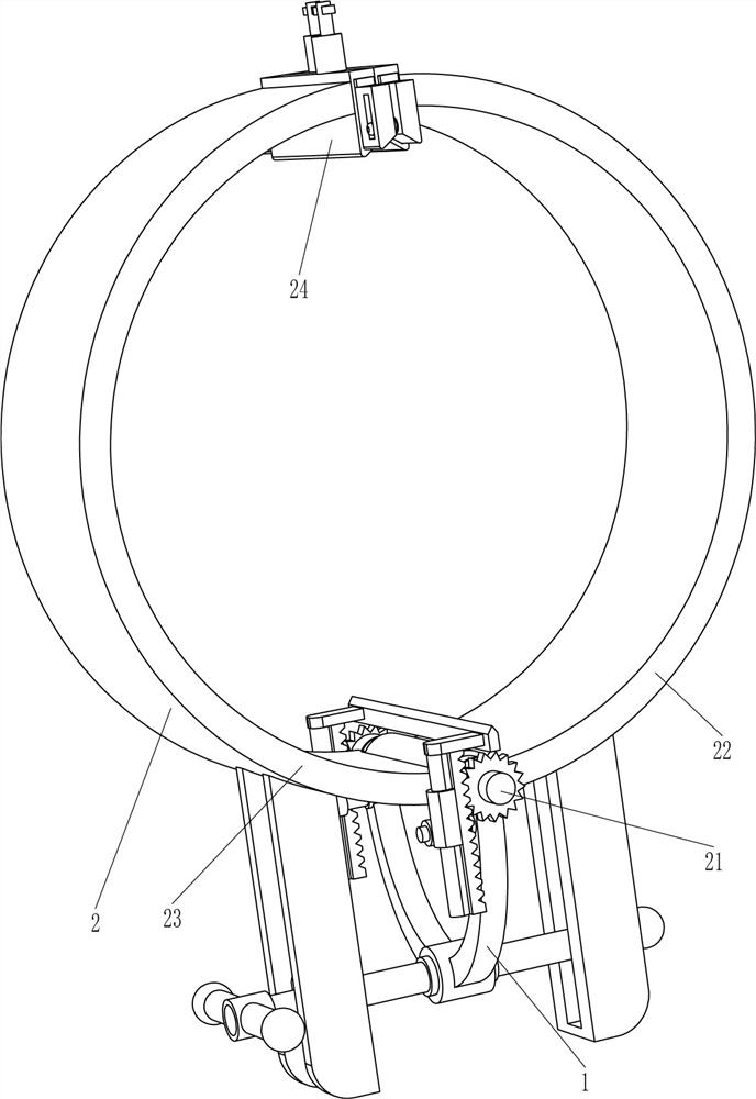 An orthopedic plaster cast expander for post-fracture healing