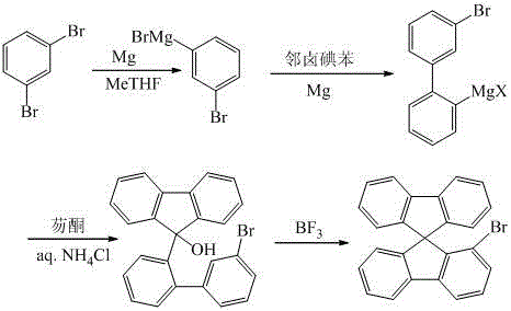 Synthesis method of 1-bromo-9,9'-spirodifluorene