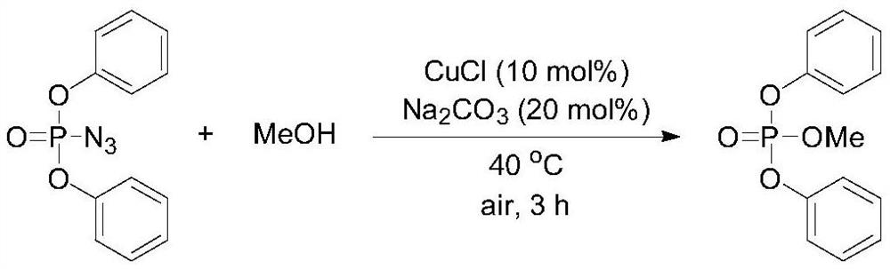 A kind of synthetic method of copper-catalyzed phosphoric acid mixed ester compound