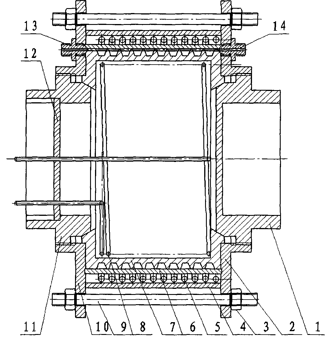 V type belt inducing hot pressure forming module