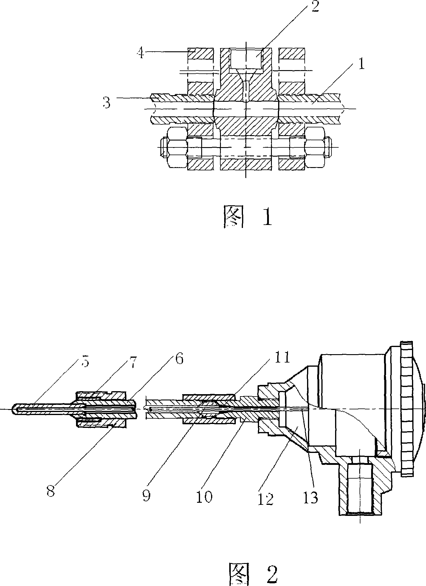 High-pressure source removing device