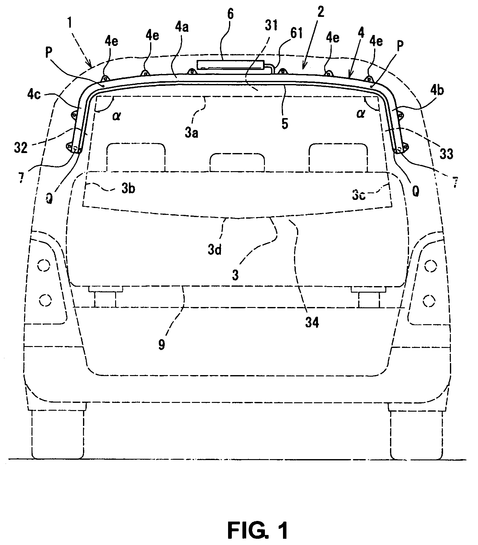 Curtain airbag device