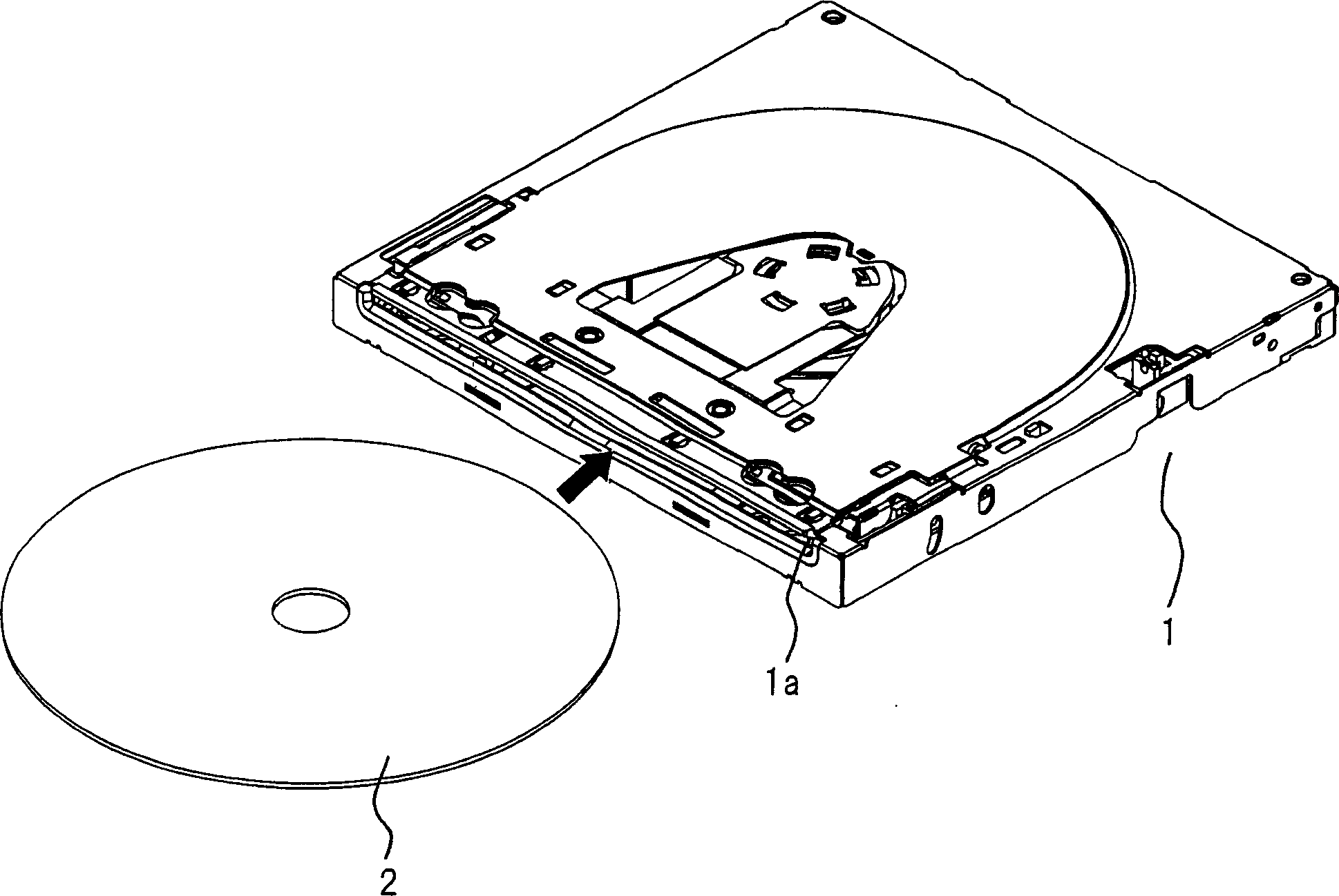 Disk clamping device