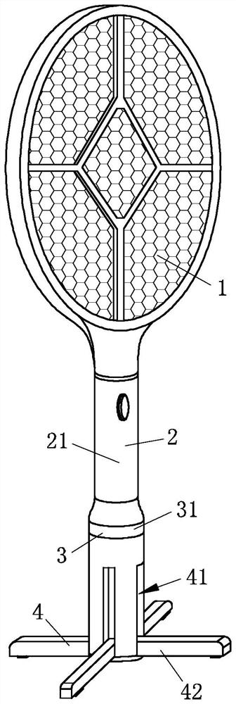 Energy-saving electric mosquito swatter