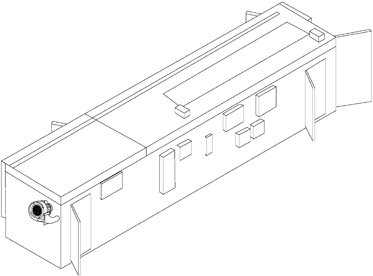 Space extended container structure device