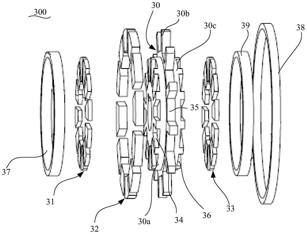 Hybrid magnetic flux composite structure disc type motor