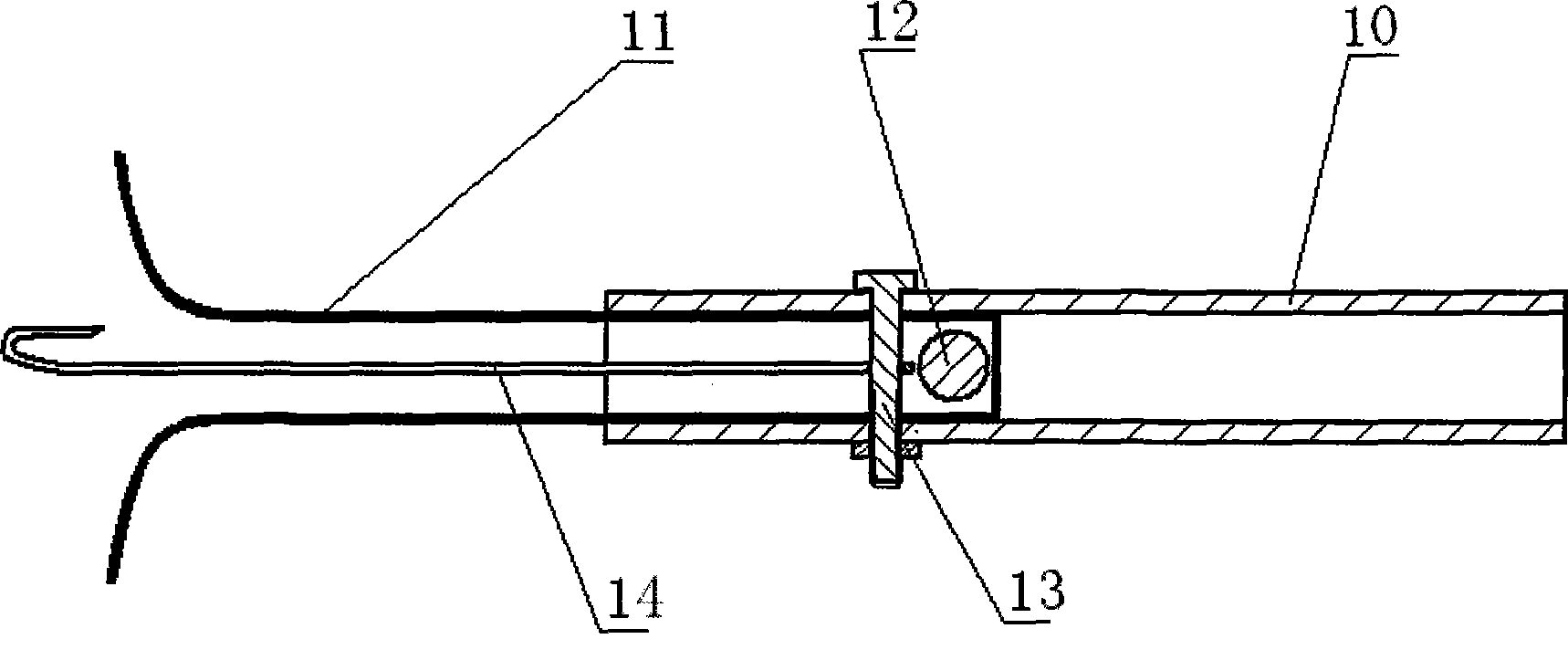 Wall connector of scaffold and its construction method of buckling member type steel pipe scaffold