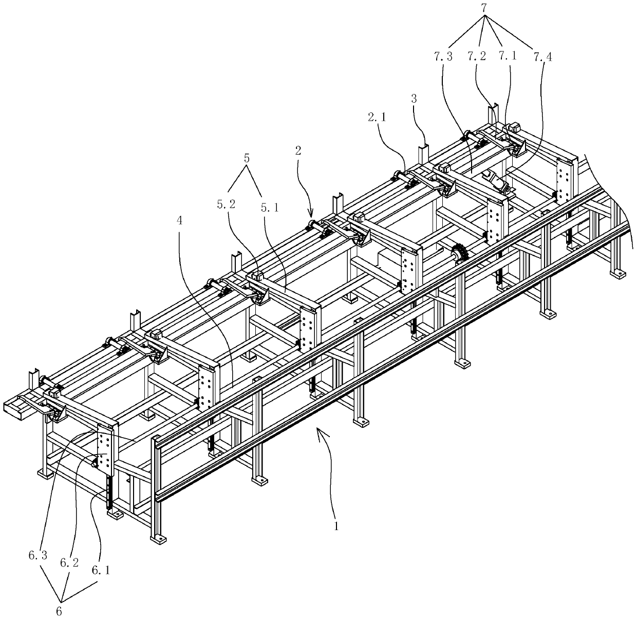 Circular saw machine automatic feeding system