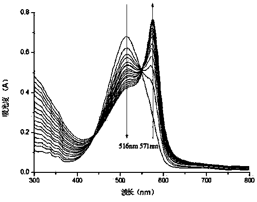 Squarylium cyanine chemical sensor used for Fe&lt;3+&gt; detection and preparation method thereof