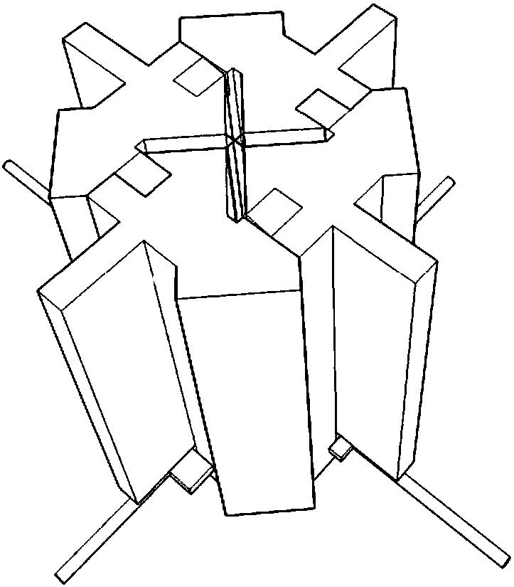 Rope tenon beam and slab structure